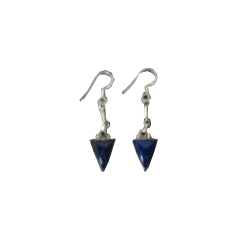 Beautiful Charming Blue Stone studded Earring in Sterling Silver