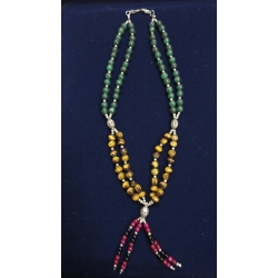 Banjaran style double string neclace