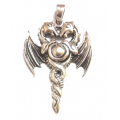 Dragon pendant- sterling silver