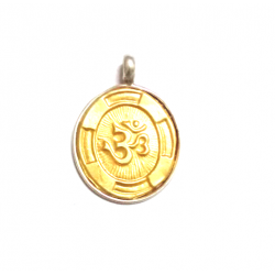 Om Pendant In Gold Silver